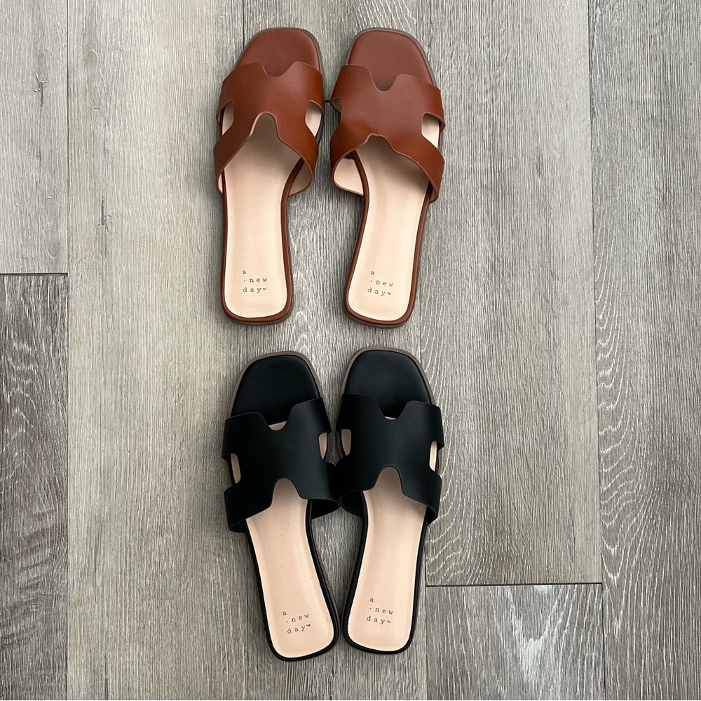 Target/A New Day Nina Slide Sandals Bundle
